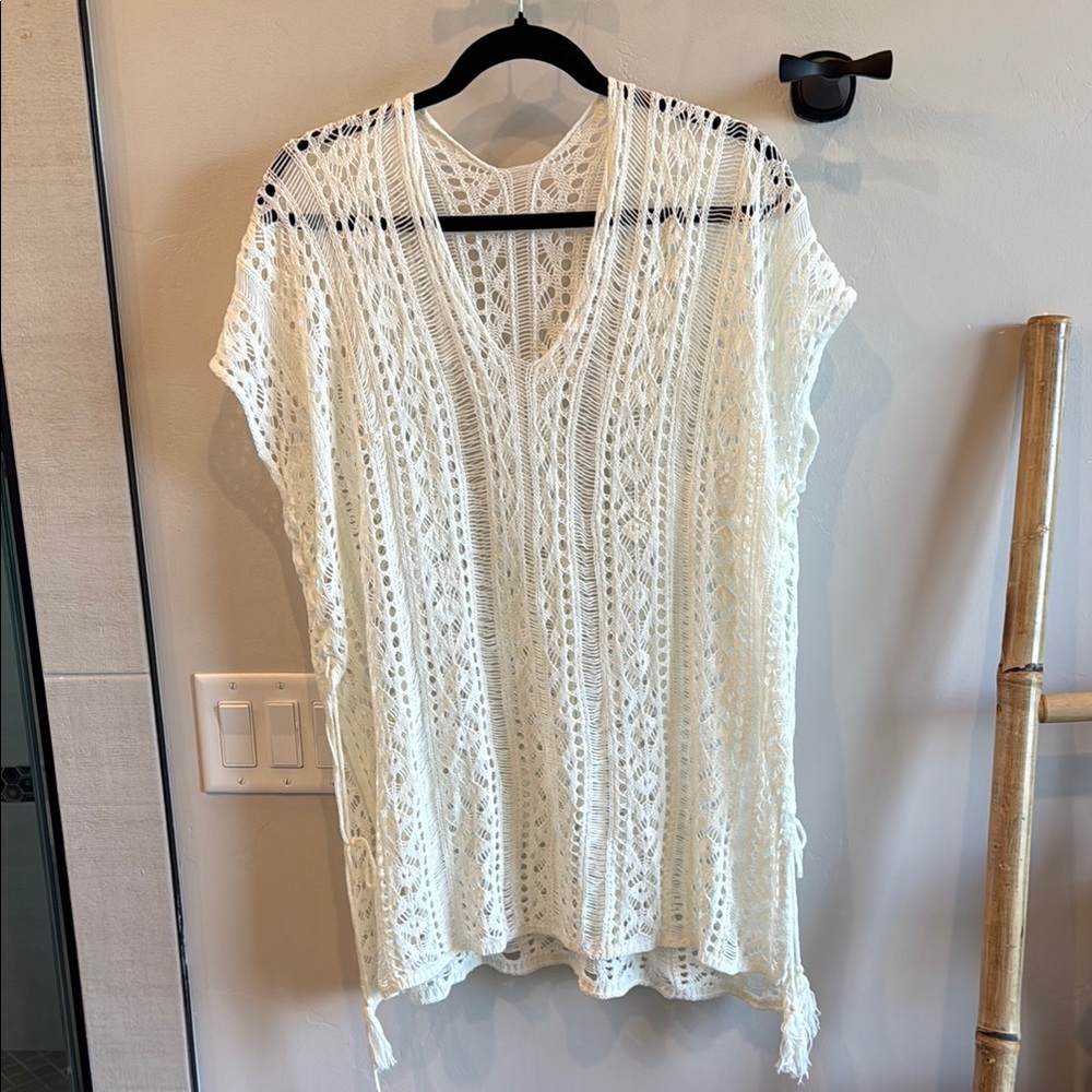 Off-White Crochet Cover-Up NWOT